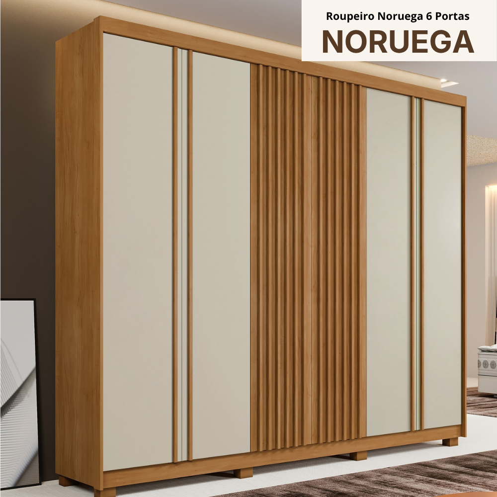 Roupeiro Noruega 6 Portas