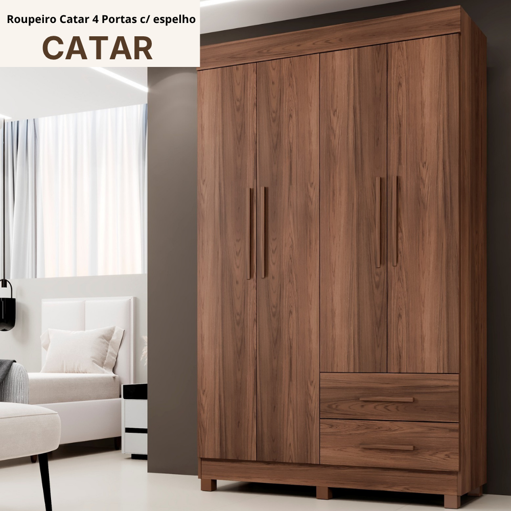 Roupeiro Catar 4 Portas
