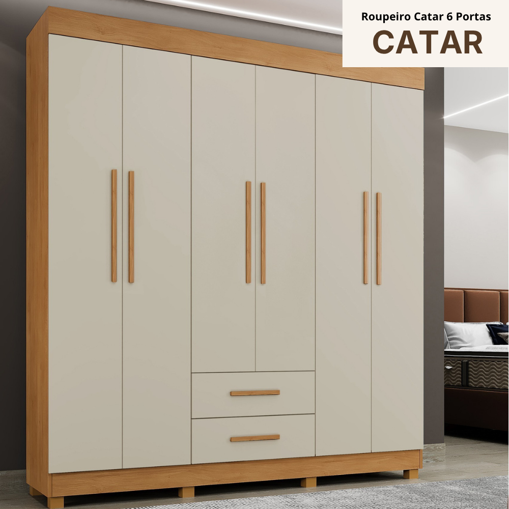 Roupeiro Catar 6 Portas