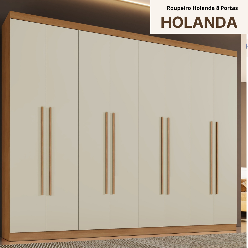 Roupeiro Holanda 8 Portas